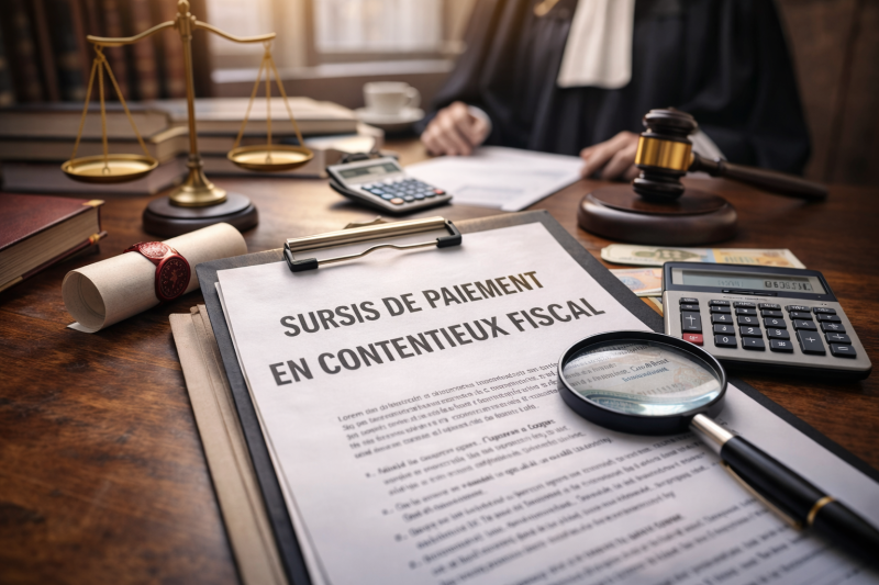 Sursis de paiement après un contrôle fiscal : contester un redressement sans subir le recouvrement (Nice, Cannes, Marseille)